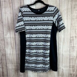 Wallis Monochrome Tribal Print Mini Dress